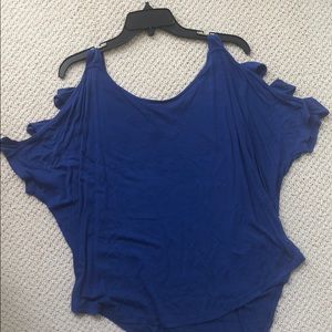 Strappy off the shoulder top